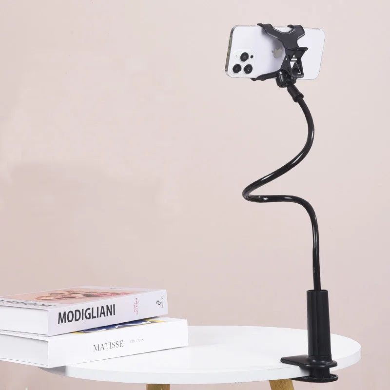 Flexible Gooseneck Phone Holder – Bed & Desk Mount for Hands-Free Viewing