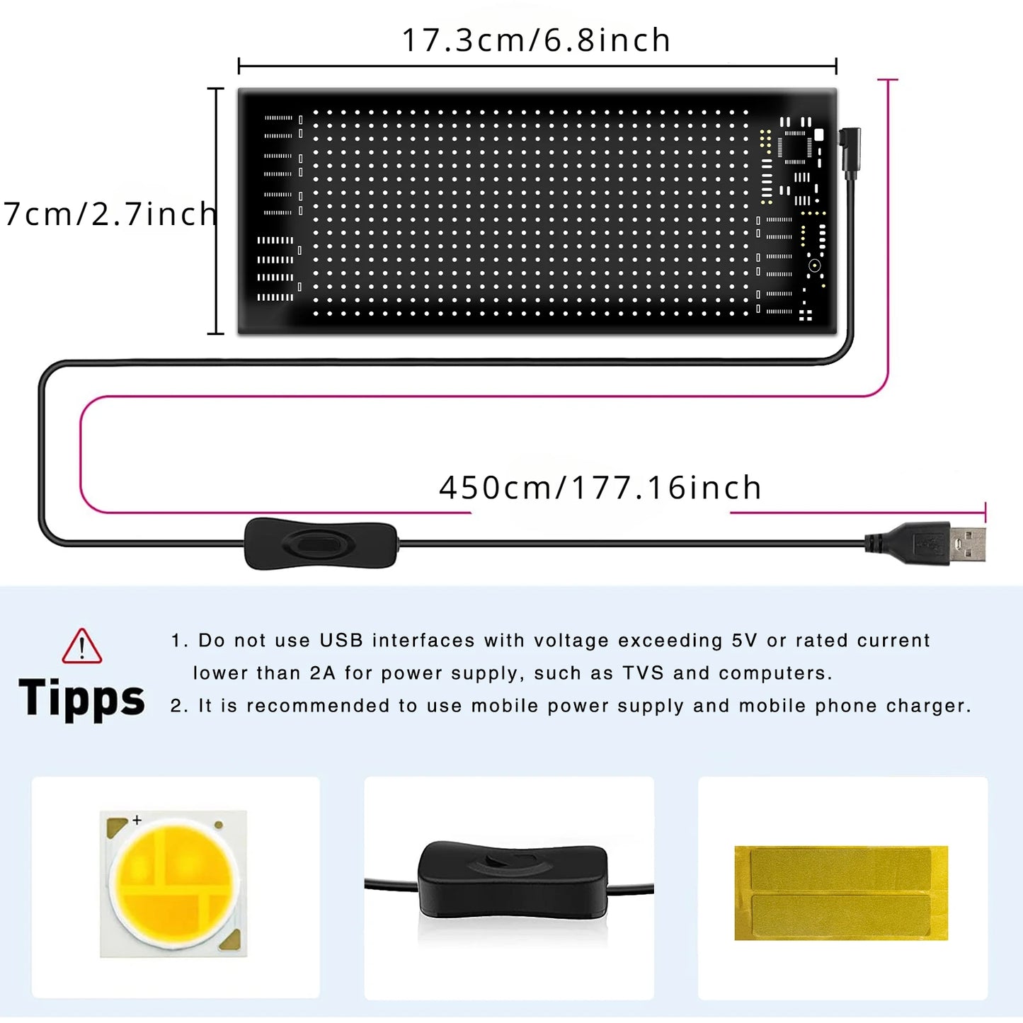 Dynamic LED Devil Eyes Car Display – App Control & USB Powered