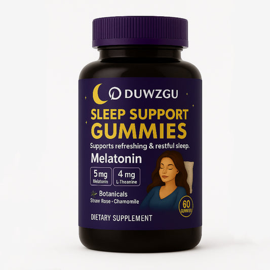 Sleep Support Gummies – Natural Melatonin 5mg with Orange Flavor | 60 Gummies