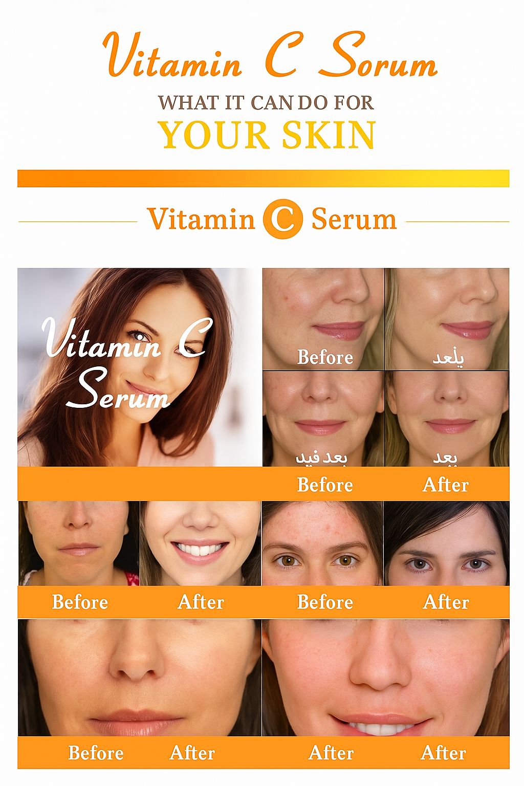 Vitamin C Brightening serum-Anti-aging & Pore Minimizing