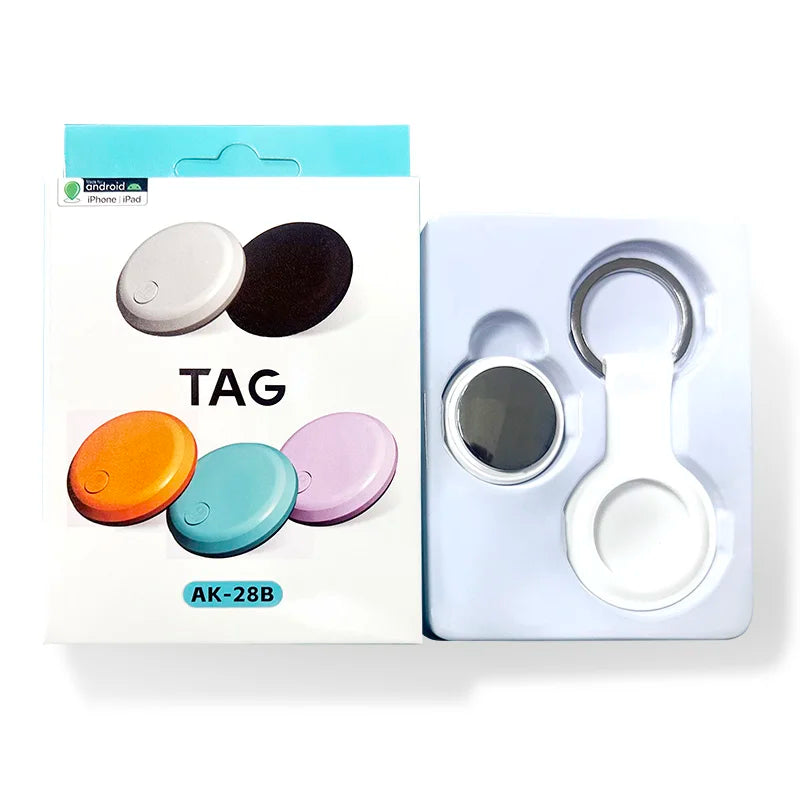Smart Pet Tracker Tag - Bluetooth GPS Finder for Dogs, Cats & Keys - Compatible with iOS & Android