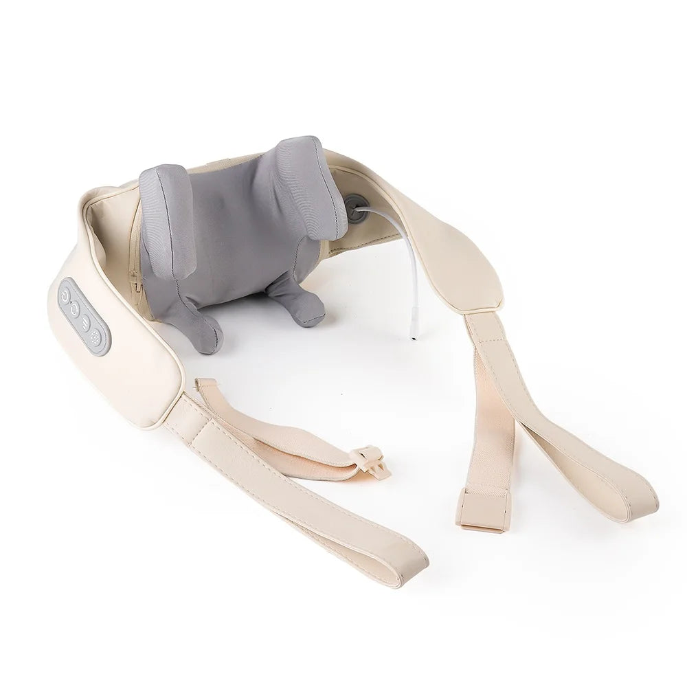Wireless Neck & Shoulder Massager - 26W Deep Kneading | Pain Relief