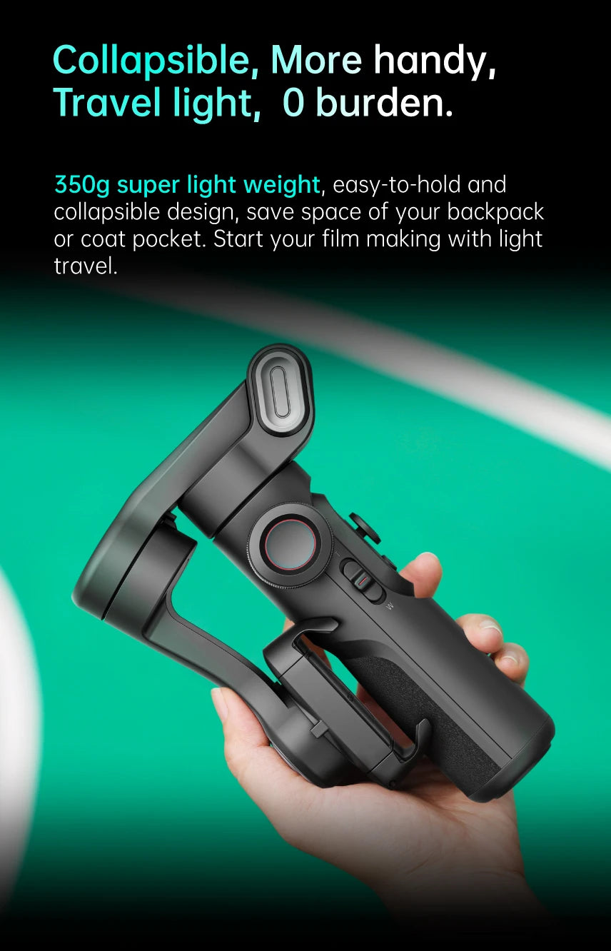 Aochuan™ 3-Axis Smart Gimbal – Professional Stabilizer for TikTok & Vlog