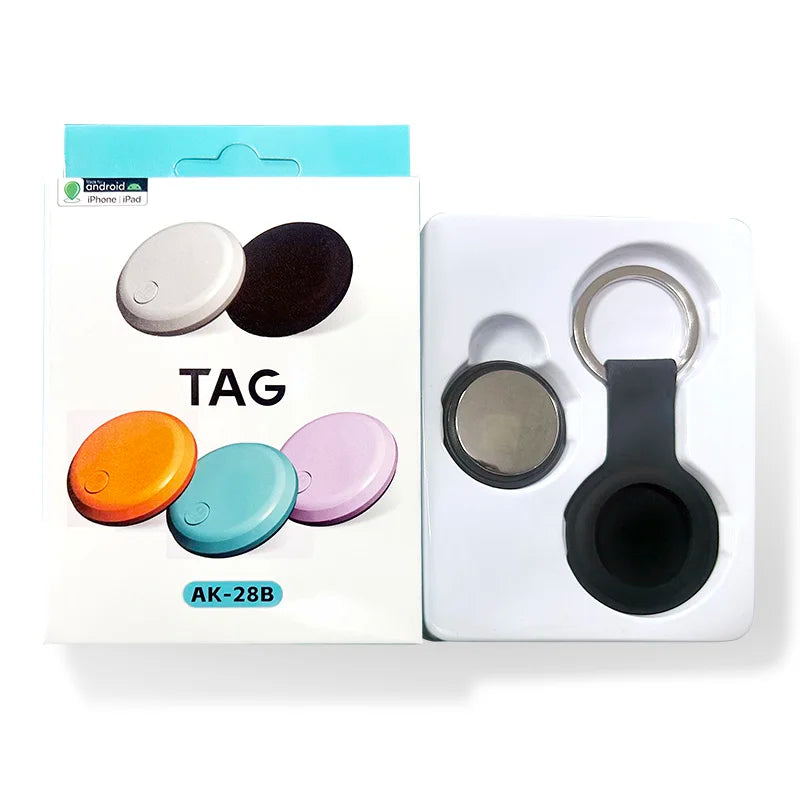 Smart Pet Tracker Tag - Bluetooth GPS Finder for Dogs, Cats & Keys - Compatible with iOS & Android