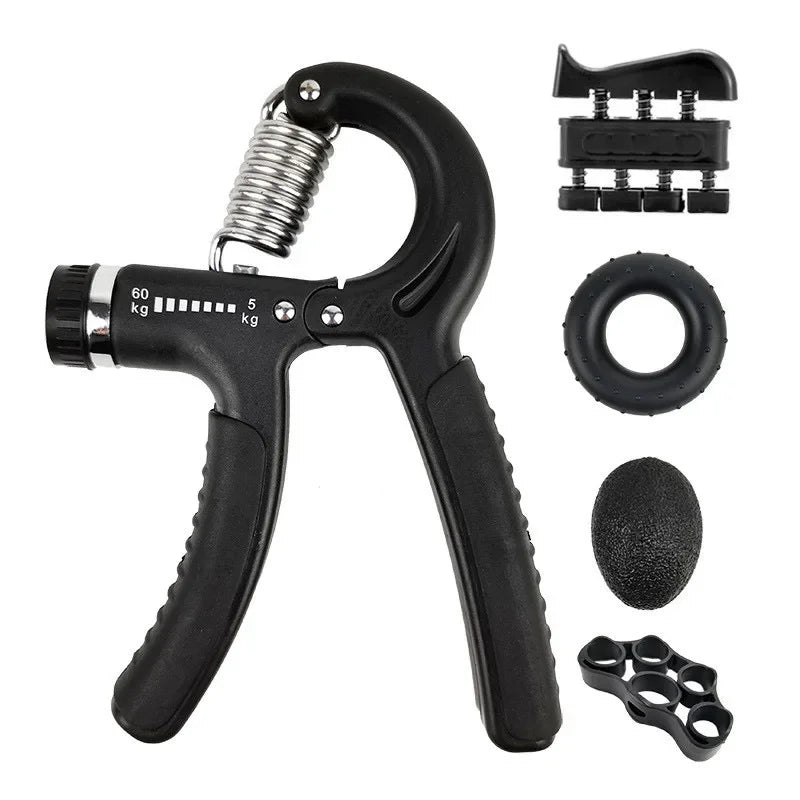 Adjustable Hand Grip Strengthener Set | 5–60kg | Wrist & Forearm Exercise