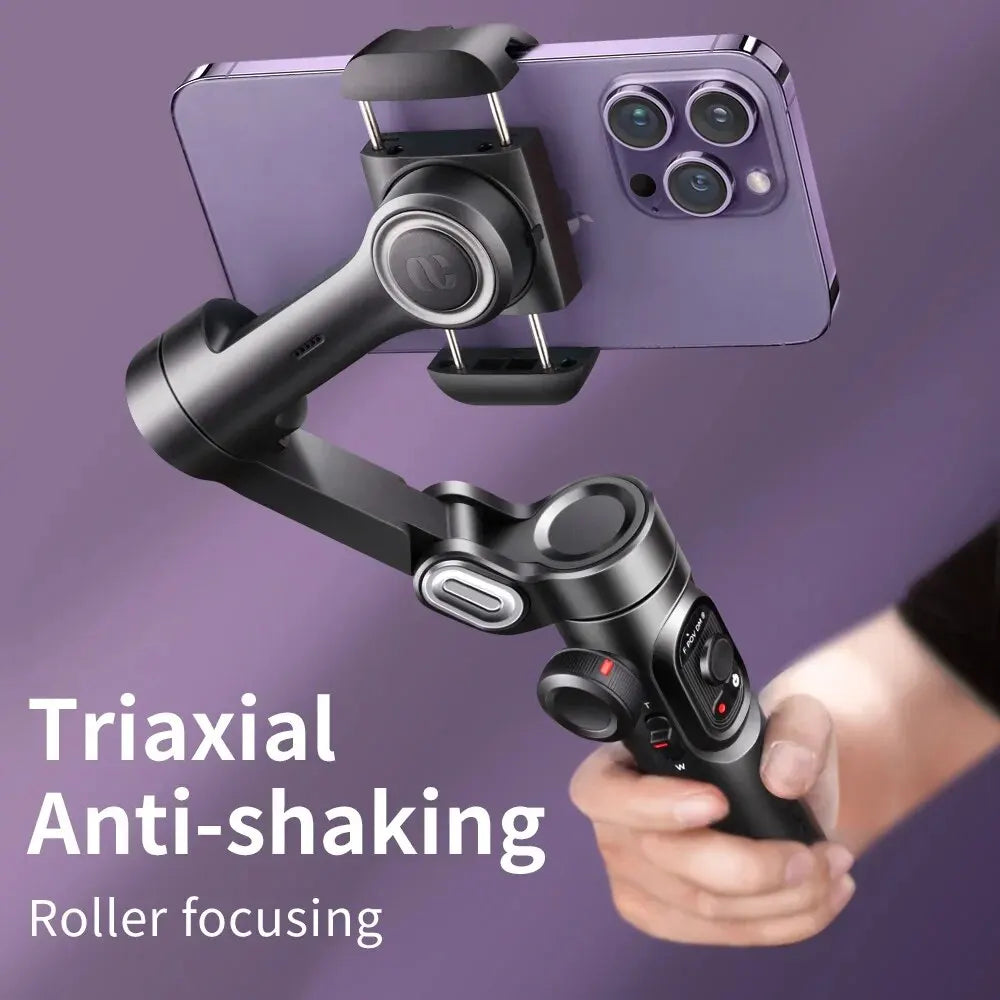 Aochuan™ 3-Axis Smart Gimbal – Professional Stabilizer for TikTok & Vlog